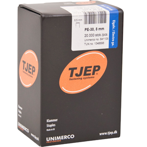 TJEP PE-30 agrafes 8 mm